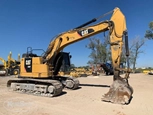 Used Excavator,Used Excavator in yard,Used Caterpillar in yard,Front of used Caterpillar